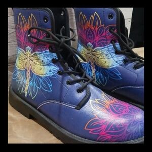 Dragonfly artistry " Combat Boots" Wore Once - in Great Condition.
